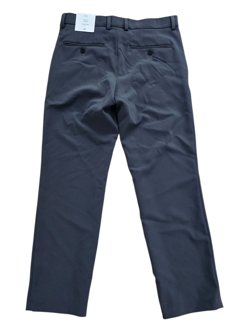 H&M Men's‎ Dress Pants Size 30 Gray Slim Fit Cropped Pants
